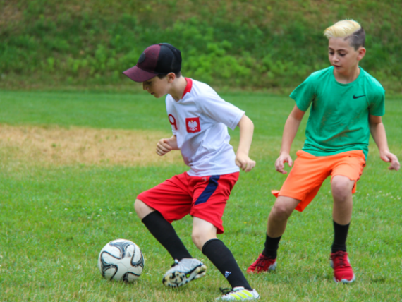 kids playing soccer