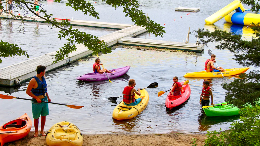 Kayaking by the docks