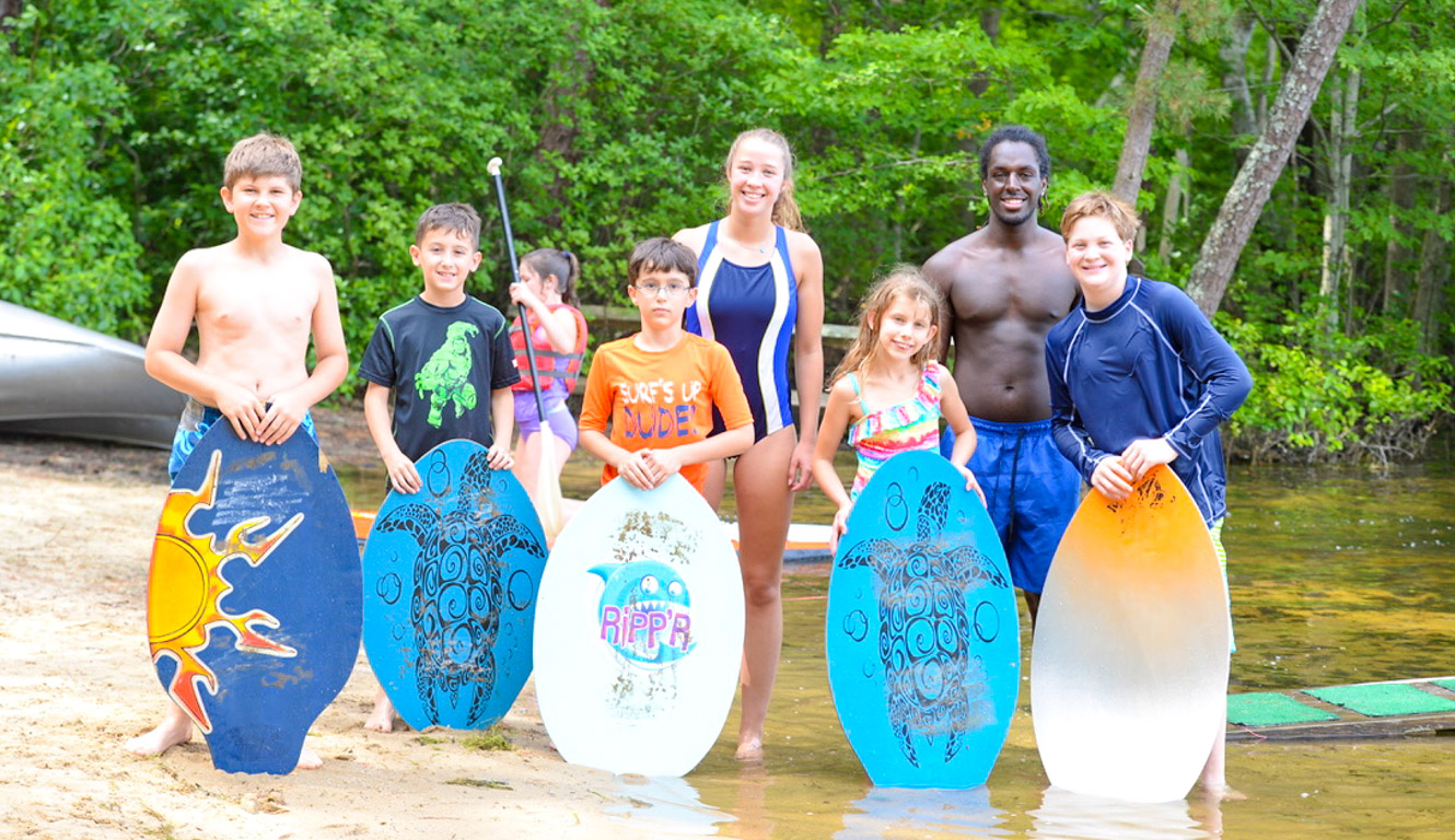 Skim boarding